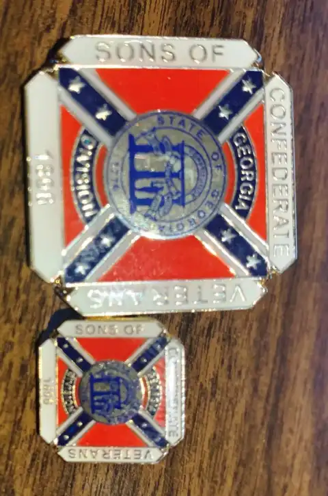 Large Georgia Division Logo Lapel Pin (1-1/4” X 1-1/4” )